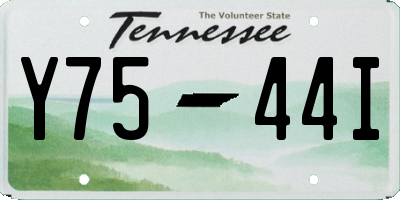 TN license plate Y7544I