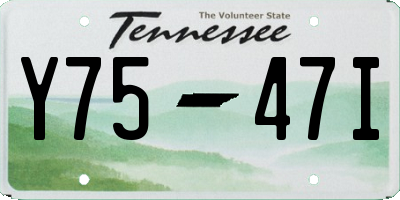 TN license plate Y7547I