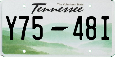 TN license plate Y7548I