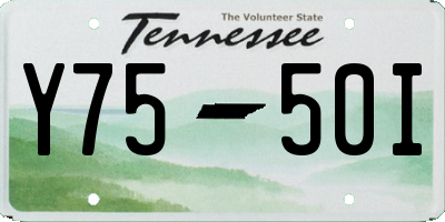 TN license plate Y7550I