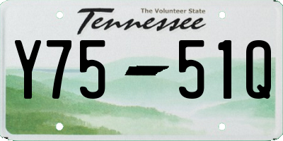 TN license plate Y7551Q