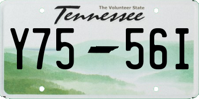 TN license plate Y7556I