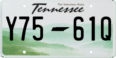 TN license plate Y7561Q