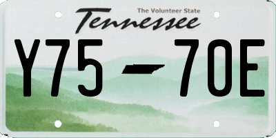 TN license plate Y7570E