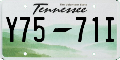 TN license plate Y7571I