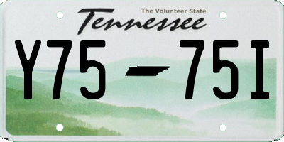 TN license plate Y7575I