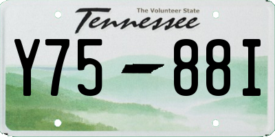 TN license plate Y7588I