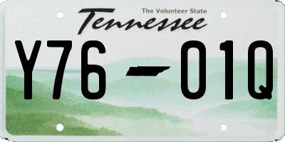 TN license plate Y7601Q