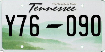 TN license plate Y7609O