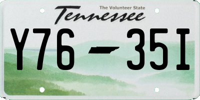 TN license plate Y7635I