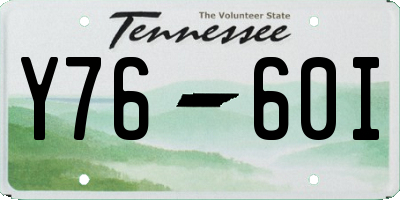 TN license plate Y7660I
