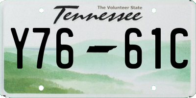 TN license plate Y7661C