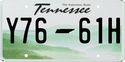TN license plate Y7661H