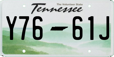 TN license plate Y7661J