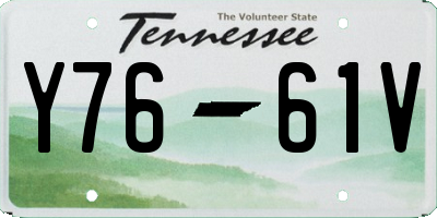 TN license plate Y7661V