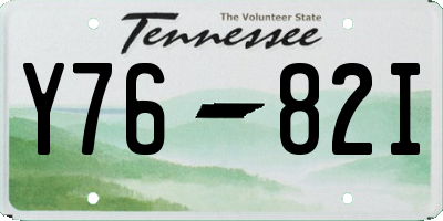 TN license plate Y7682I
