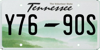 TN license plate Y7690S