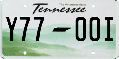 TN license plate Y7700I