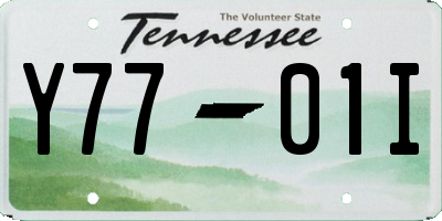TN license plate Y7701I