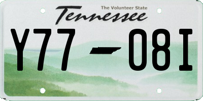 TN license plate Y7708I