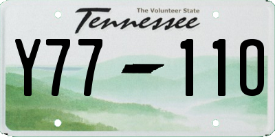 TN license plate Y7711O