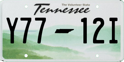TN license plate Y7712I