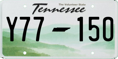 TN license plate Y7715O