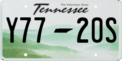 TN license plate Y7720S