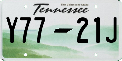 TN license plate Y7721J