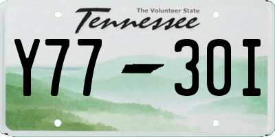 TN license plate Y7730I