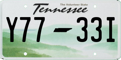 TN license plate Y7733I