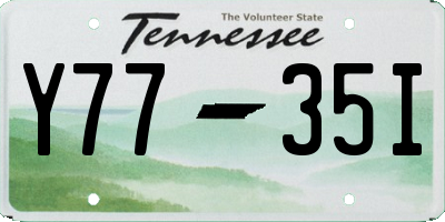 TN license plate Y7735I