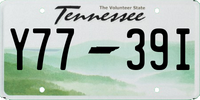 TN license plate Y7739I