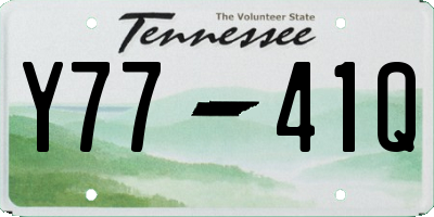 TN license plate Y7741Q