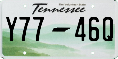 TN license plate Y7746Q