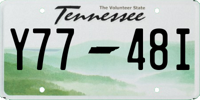 TN license plate Y7748I