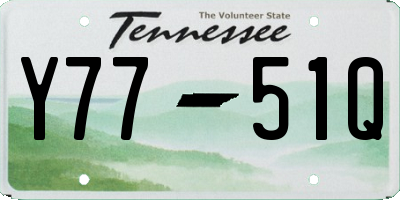 TN license plate Y7751Q