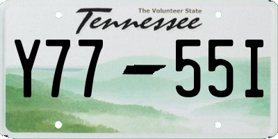 TN license plate Y7755I