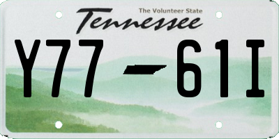 TN license plate Y7761I