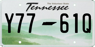 TN license plate Y7761Q