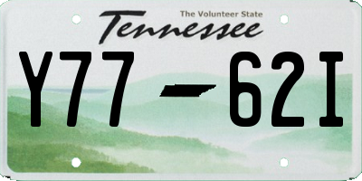 TN license plate Y7762I