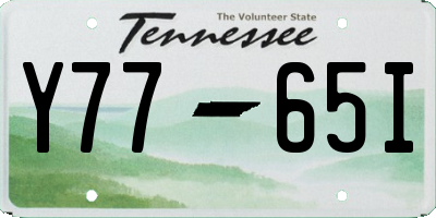 TN license plate Y7765I