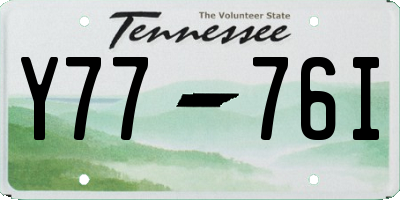 TN license plate Y7776I