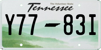 TN license plate Y7783I