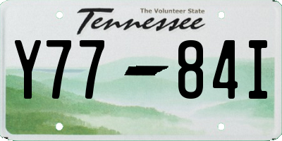 TN license plate Y7784I