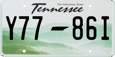 TN license plate Y7786I