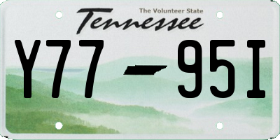 TN license plate Y7795I
