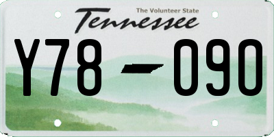 TN license plate Y7809O