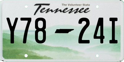 TN license plate Y7824I