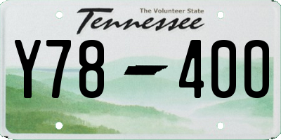 TN license plate Y7840O